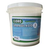 Cloro En Polvo Granulado Lento X4kg Balde Calidad Premium