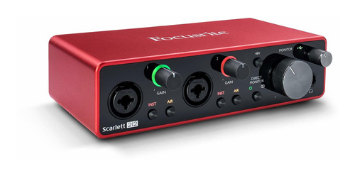 Focusrite 2i2 (3rd Gen) - Interfaz De Audio Usb Con Pro T...