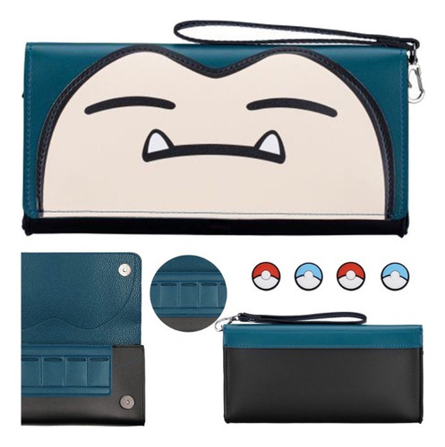 Estuche Pokémon Snorlax Protector Nintendo Switch Oled Funda