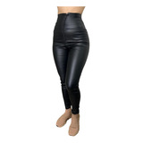 Calzas Eco Cuero Leggins Mujer Levanta Cola