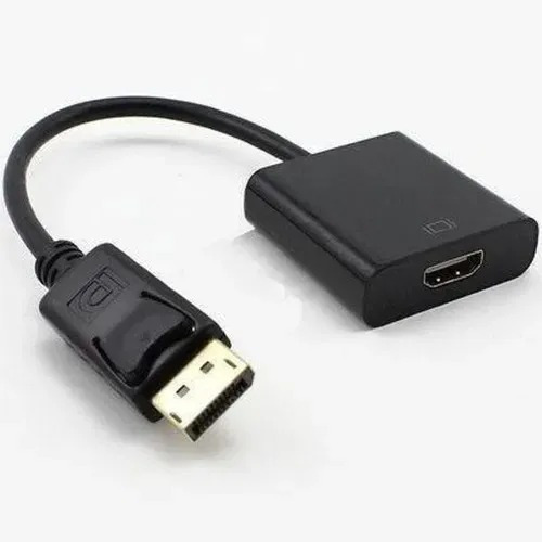 Cabo Adaptador Conversor Display Port Macho Para Hdmi Fêmea