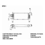 Radiador Nissan: Bluebird Bd22, Td27 (450 X 688 X 26) 21410v nissan FRONTIER