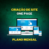 Criação De Site One Page + Blog - Plano Mensal