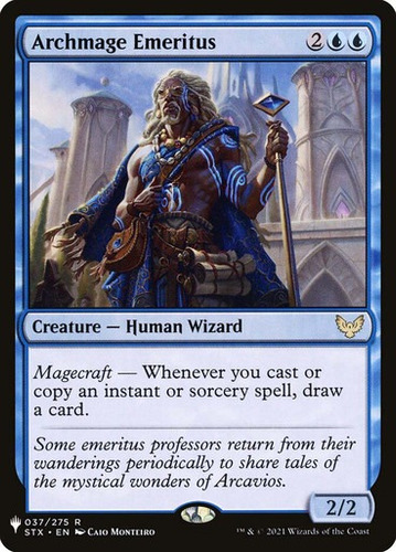 Magic Archmage Emeritus Mystery Booster/the List