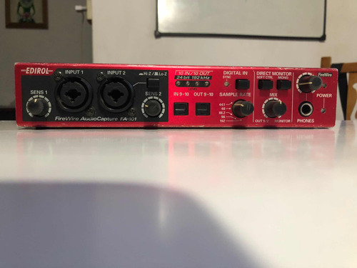 Interfaz De Audio Roland Edirol Fa-101 Firewire 10in/10out