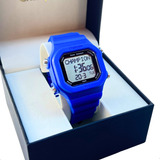 Relógio Masculino Digital Champion Yot Cp40181f Prova D'água Cor Da Correia Azul Cor Do Bisel Azul