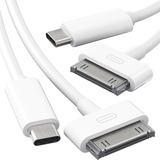 30-pin To Usb C Adapter Cable For iPhone, iPad, iPod  3ft (