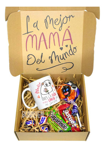 Caja Kit, Flork Flor Mas Linda, Mamá, Para Regalo, 11oz