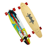 Longboard Traxart Mini Pintail Nazare 38.25 Fa-093 Cor Azul-turquesa