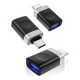 Adaptador Usb C A Usb 3.0 3-pack Para Macbook Pro, iPad