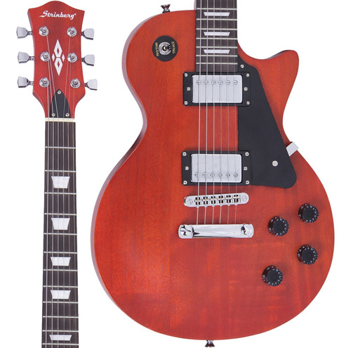 Guitarra Strinberg Les Paul Lps260 Mogno Fosco