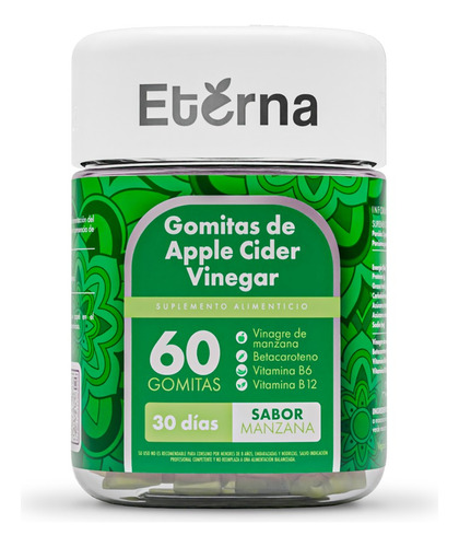 Gomitas Eterna De Vinagre De Manzana