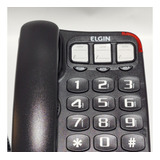 Telefone Elgin Com Fio E Chave Bloqueadora Preto - Tcf2300 