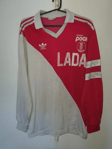Camiseta Monaco adidas 1991 Vintage Titular Mangas Largas
