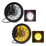 Faro 10 Led Con Lupa Redondo 7 Pulgadas 4x4 Metalico Premiuf