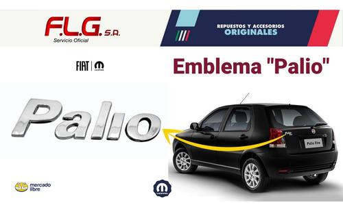 Emblema  Palio  Original Fiat Nuevo Palio 00/18 Foto 4