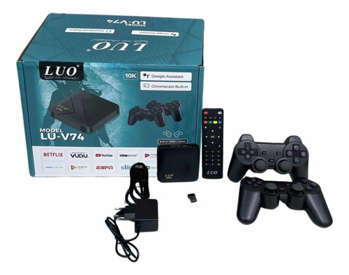 Tv Box Luo Lu-v74 Convertidor De Smart Tv, Con 10mil Juegos