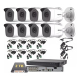 Kit Cctv 8 Camaras Epcom Fullhd 1080p 2tb Baluns 