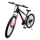 Bicicleta Rodado 29 Randers Bke2129sr Negro Rosa Shimano