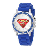Reloj Dc Comics Para Niños Con Logotipo De Superman Con