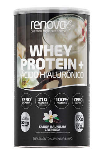 Whey Protein Renova Be + Ácido Hialurônico Loja Oficial 1 Un