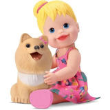 Muñeca Con Mascota Perro - My Little Collection Premium