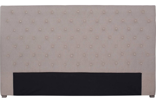 Respaldo De Cama King 200x8x120 Cm Beige