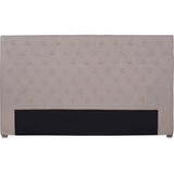 Respaldo De Cama King 200x8x120 Cm Beige