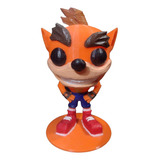 Crash Bandicoot Impresion 3d + Pintado Y Barnizado