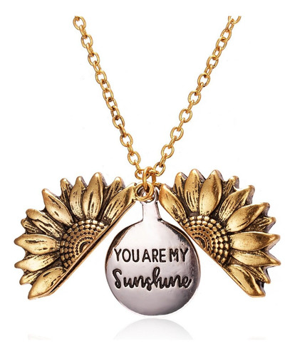 Collar Girasol You Are My Sunshine Ideal Parejas Novios 