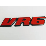 Emblema Vr6 Volkswagen Jetta Golf A2 A3 Rojo 