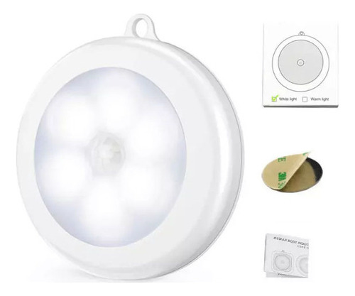 Luminária Lâmpada Led Spot Sem Fio Portátil Branco X1