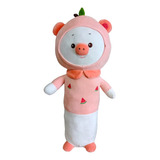 Almohada Peluche Chanchito Sandia Kawaii