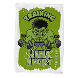 Toalla Hulk Mancuernas Gym Rat Para Gym Proteína 