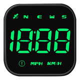 Velocímetro Gps Con Pantalla De Coche Con Velocidad Mph, Sob