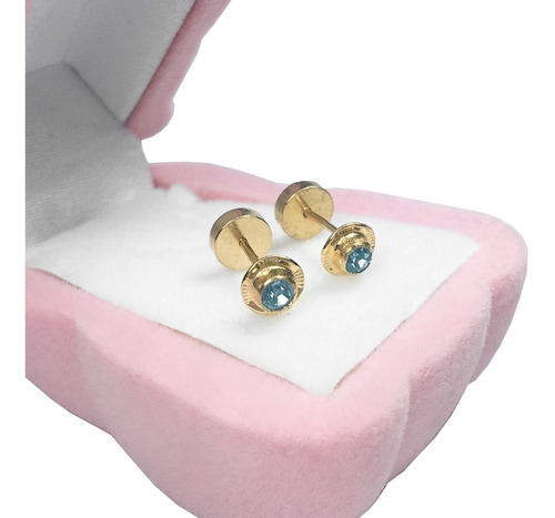 Aritos Abridores Oro 18k Facetados Chinitos Cubic Envio Bebe