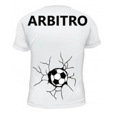 Camisa De Juiz De Futebol Arbitro Personalizada Arbitragem