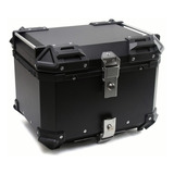 Caja Moto Top Case Aluminio Baul Trasero 45 L Negre