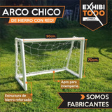 Arco De Futbol Infantil Mini C/red Desarmable 70x90cm Rosari