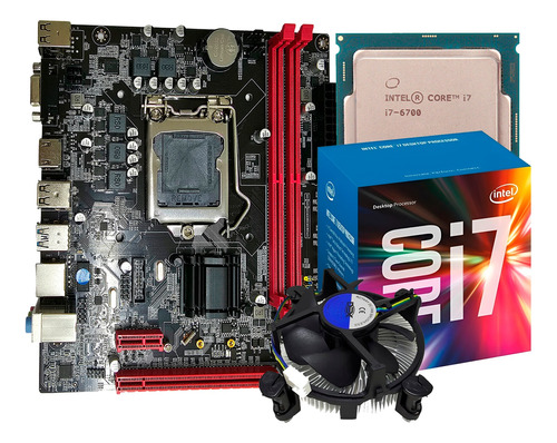 Kit Upgrade Intel Core I7 6700 + Placa Mãe 1151 + Ssd 500gb