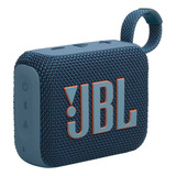 Altavoz Portátil Jbl Go 4 Con Bluetooth, Impermeable, Azul, 