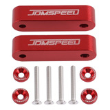 ,  Hood Spacer, Elevadores De Capot, Rojo Anodizado, 3/4 Pul