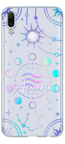 Funda Para Huawei Uso Rudo Para Mujer Signo Zodiaco Acuario