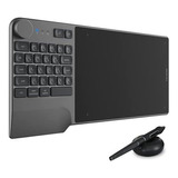 Huion Inspiroy Keydial Kd200 Bluetooth 5.0 - Tableta De Dibu Color Metal Grey