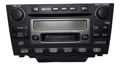 Radio Stereo Original Toyota Lexus Is200 Am Fm 2003 Impecabl