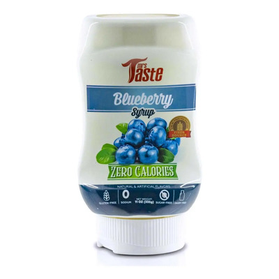 Syrup De Blueberry Mrs Taste Sin Azúcar 0 Calorías 335 G | MercadoLibre