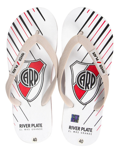 Ojotas Chinelas Hombre Club River Plate Urbanas Playeras