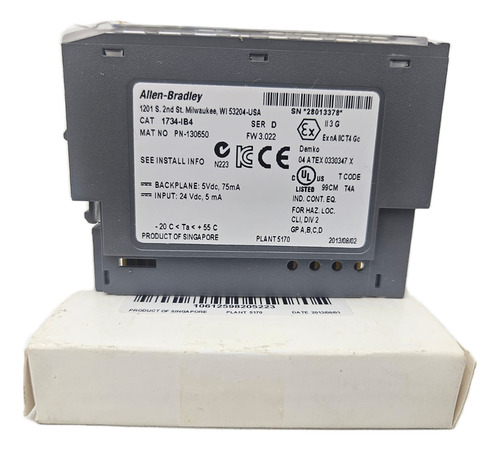 Allen Bradley 1734-ib4 Modulo Entrada