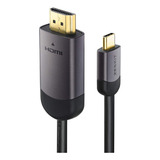 Cable Usb C A Hdmi (4k 60hz, 2m) Conectores Chapados En Oro 