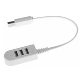 Splitter Alargador Hub Usb X3 Zapatilla Usb 2.4a 15 Cm